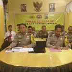 Press Realese akhir tahun Polres Sorong Kota