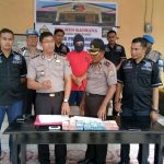 Polres Kaimana saat melakukan press reales kasus dugaan korupsi dana haji