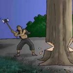 Ilustrasi Penebangan Pohon