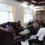 Kapolda Papua Barat, Brigjen Pol Drs Rudolf Alberth Rodja Gelar Pertemuan Bersama Ketua MRPB Bahas Kuota Rekrutmen Polri Tahun 2018 di Ruang Kapolda, Senin (15-01-2018)
