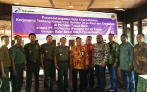 Balai Besar KSDA PB dan RU VII Pertamina Tandatangani MoU