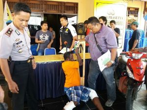 Polisi Bekuk Pelaku Pencuri Motor di Jalan Pendidikan