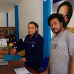 Syamsudin Seknun, Wakil Ketua Bidang Politik dan Pemerintahan Daerah DPW Nasdem PB saat mengambil formulir Bacaleg DPR-PB di Sekretariat Partai Nasdem.