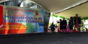 Ribuan Jemaat Hadiri HUT Pekabaran Injil di Kaimana