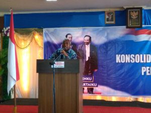 Dominggus Mandacan Nyatakan Dukung Penuh Menangkan Partai NasDem PB