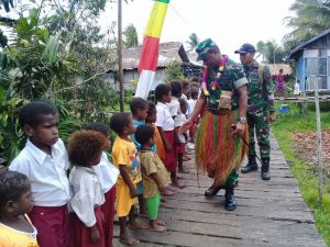 Pandam XVIII Kasuari Kunjungi Kokoda Utara