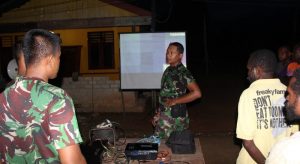 Satgas TMMD Ajak Masyarakat Nobar Film Perjuangan