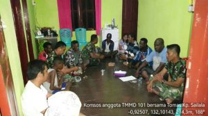 Satgas TMMD Ke – 101 Kodim 1704/Sorong Manfaatkan Waktu Luang
