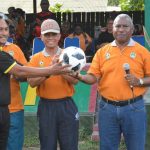 Drs. Dominggus Mandacan, Gubernur PB saat membuka kegiatan Tournament Yohan Cup ke-9