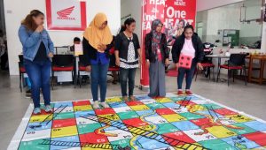 Hari Kartini, PT Astra Motor Honda dan Wartawan Perempuan Bermain Game
