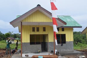 9 Unit Rumah Semi Permanen Di Sailala Bisa Dinikmati Masyarakat