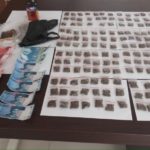 Barang Bukti Narkoba Jenis Ganja milik tersangka YY yang diamankan Tim Opsnal Ditresnarkoba Polda Papua Barat, Kamis (19/7/2018)