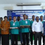 Foto bersama usai pembukaan pelatihan CPU di BLKI Sorong. (foto: ninik)