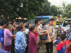 Polda PB Peduli Korban Kemanusian Gempa NTB