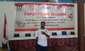 KPU : DPT Kabupaten Pegaf Tambah 344 Pemilih