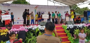 Pertamina Sorong Sambut Kirab Obor Asian Games
