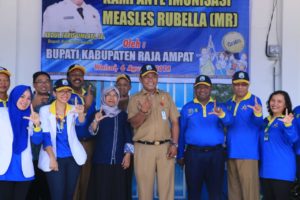 Cegah Campak dan Rubela, Bupati R4 Resmikan Pencanangan Imunisasi