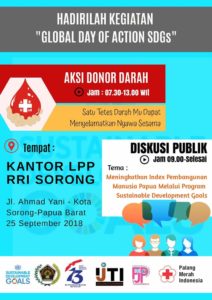 25 Spetember FJP Akan Gelar Donor Darah Diskusi Publik Soal SDGs