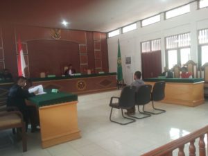 Penyidik Narkoba Polda PB Bersaksi di Persidangan Terdakwa Hn
