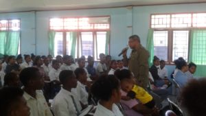 Kesbangpol Tambrauw Gelar Sosialisasi Pendidikan Politik Bagi Pemilih Milenial