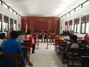 Majelis Hakim Tolak Keberatan Penasehat Hukum Terdakwa
