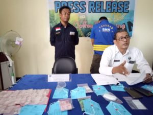 BNNP PB Ringkus Kurir Jaringan Sabu Asal Makassar