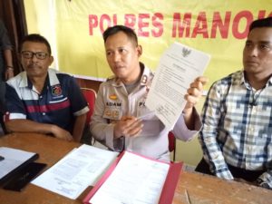 Oknum Pemalsu Cap dan Tanda-tangan Bupati Demas Resmi Ditahan