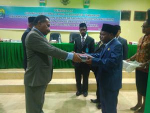 Pembukaan Sidang Paripurna II Pembahasan APBDP 2018 dan Raperda Kab. Tambrauw
