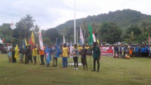 KPU Tambrauw dan 12 Parpol Gelar Kampanye Damai dan Jalan Sehat
