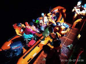 SAR Manokwari Berhasil Evakuasi 11 Orang Yang Terjebak di Pulau Wairundi
