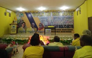 Lambert Jitmau Ingatkan Caleg Golkar Jangan Banyak Janji