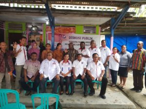 Caleg Perindo Gelar Diskusi Publik Jaring Asmara di Mansel
