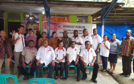 Para Caleg Partai Perindo bersama Masyarakat Ransiki, Kabupaten Manokwari Selatan