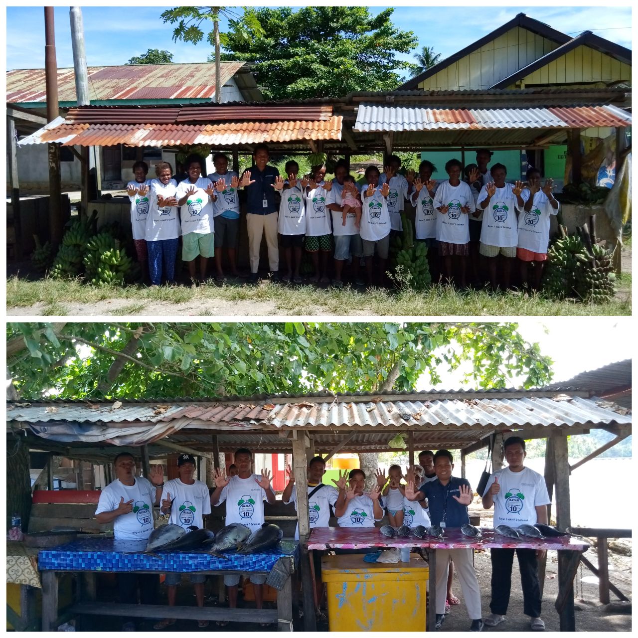 BPJS Tambrauw Bagikan Kaos Iuran