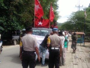 KNPB Sorong Gelar Aksi Peringati Hari Trikora dan Minta STOP Lakukan Pelanggaran HAM