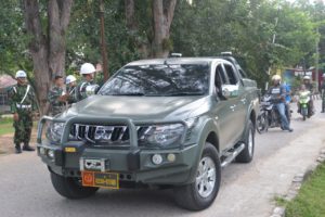 Korem 181/PVT Gelar Operasi Penertiban Kendaraan Dinas dan Pribadi