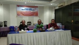 Panwas Distrik Manoi Gelar Bimtek Untuk Pengawas Kelurahan