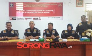 Kantor Imigrasi Sorong Bersama Pemda R4 Gelar Rakor Pengawasan Orang Asing