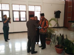 PN Sorong Gelar Seremoni Pengantar Alih Tugas Panitera