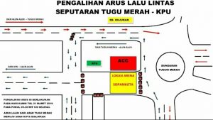 Pengalihan Jalur, Warga Kabsor Bisa Gunakan Jalan Alternatif ini