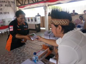 KPU PB Gelar Simulasi Pencoblosan Ajak Pemilih Pemula Tidak Golput