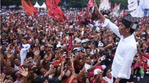 Setelah Kampanye di Sorong, Jokowi Sapa Masyarakat Palembang