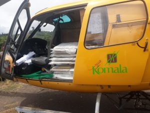 Pendistribusian Logistik Pemilu di Sausapor Diangkut Helikopter