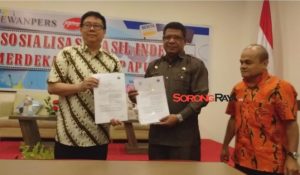 Di Papua Barat, Tambrauw Kabupaten Pertama Yang Teken MoU Dengan Dewan Pers