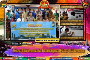 Polres Sorong dan Toga-Toma Komit Wujudkan Kamtibmas