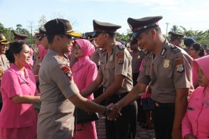 289 Personil Polda PB Naik Pangkat di HUT Bhayangkara ke 73