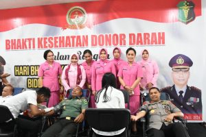Peduli Kemanusiaan, Polda Papua Barat Sumbangkan 170 Kantong Darah