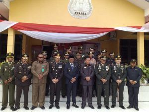 Bupati Matias Mairuma Sampaikan Amanat Presiden Jokowi di HUT Bhayangkara ke 73