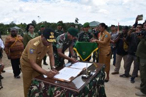 Pangdam XVIII Kasuari, Resmikan Batalyon Infanteri 761 Kibibor Akinting di Warmare