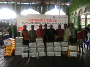 Pertamina Berikan Bantuan Untuk Korban Kebakaran di Asmat